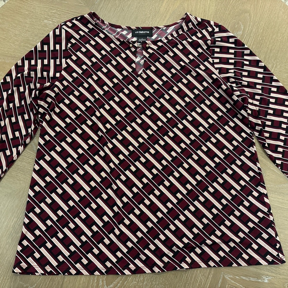 Liz Claiborne Career Women's Size Large ¾ Sleeve